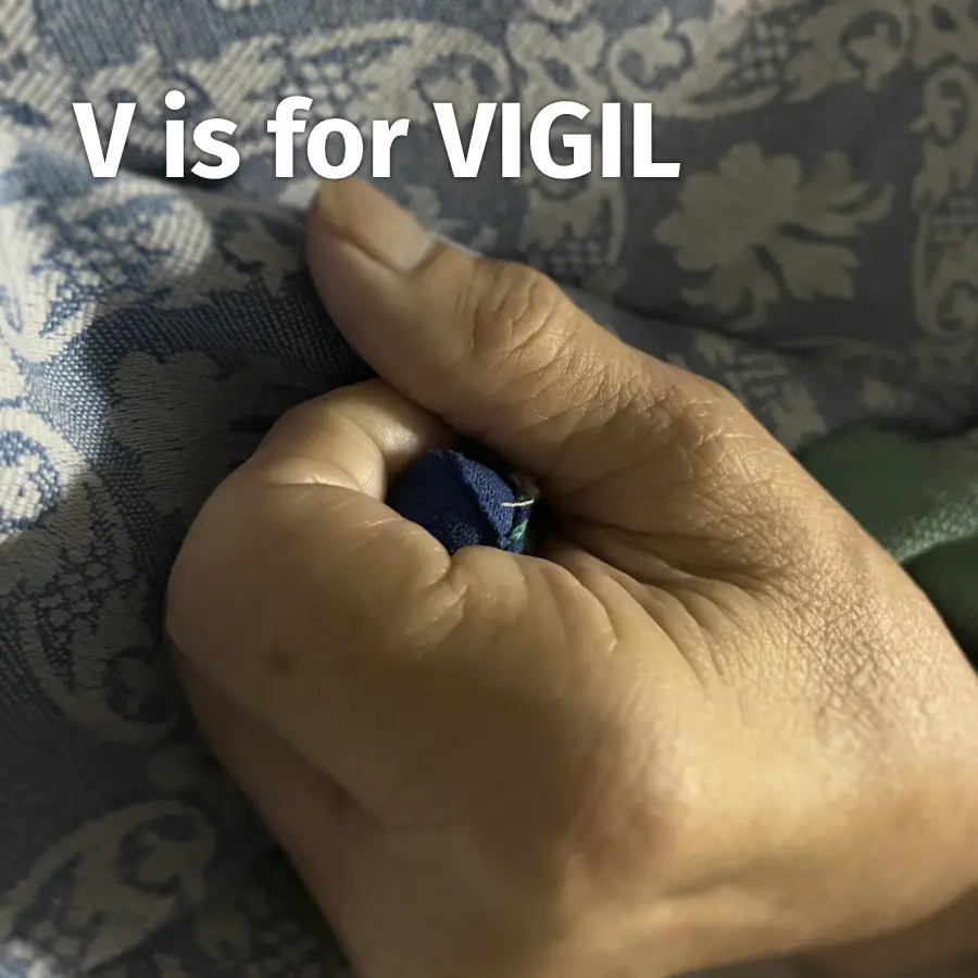 V is for Vigil