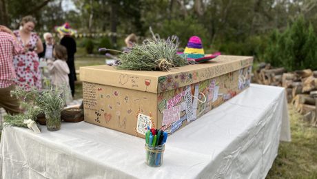 Cardboard Coffin